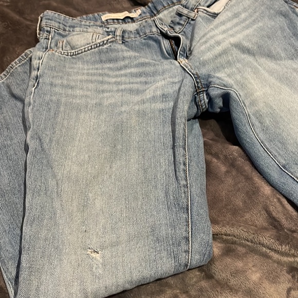 Pilcro And The Letterpress Boyfriend Style Light Denim Jean - Picture 5 of 6